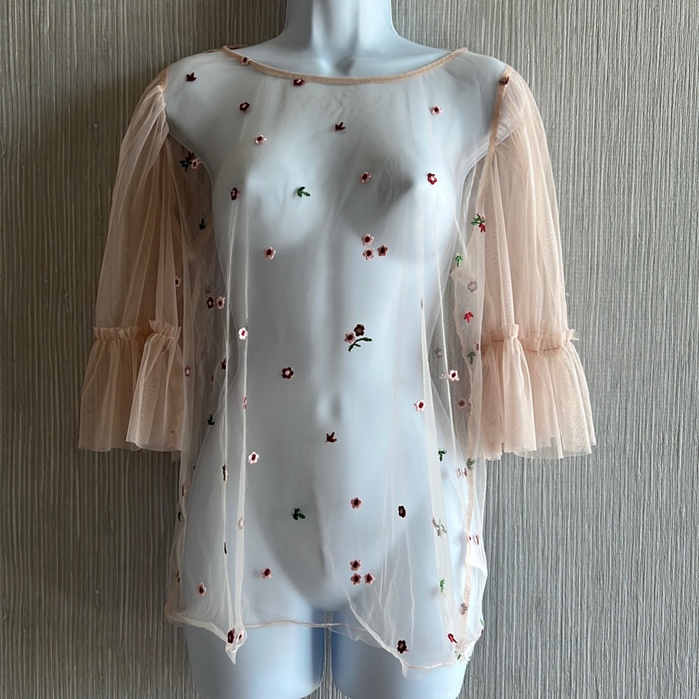 RO&DE Mesh Floral Embroidered ( never worn )